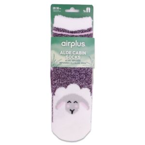 Aloe Cabin Kids Chaussettes hydratantes Mouton - taille 28-36
