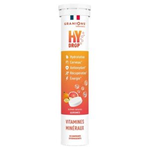 Hydrop Agrumes 20 comprimés effervescents