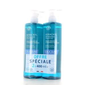 Keracnyl Gel moussant 2x400mL