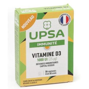 Immunité Vitamine D3 1000 UI - 30 comprimés