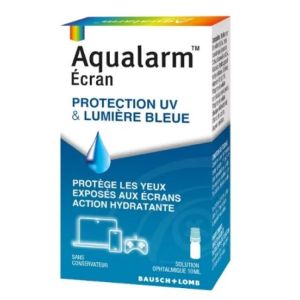 Aqualarm Ecran Collyres Protection UV et Lumière Bleue 10ml