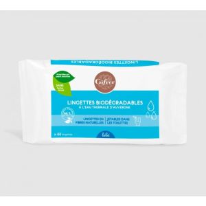 Lingettes Bébé Biodégradables à l'Eau Thermale d'Auvergne - x60