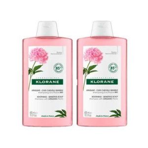 Klorane Shamp Pivoine Bio 2X400Ml -50 2E