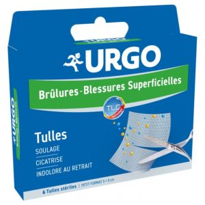 Brûlures et Blessures Superficielles - 6 Tulles