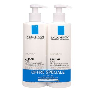Lipikar - Lait anti-dessèchement - 2 x 400 ml