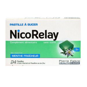 Nicorelay 24 pastilles à sucer