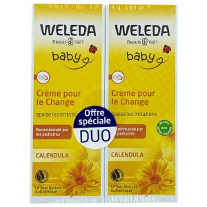 Baby Crème pour le Change Calendula - 2x75ml