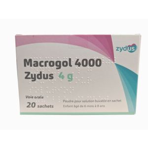 Macrogol 4000 Zydus 4G Enfant Sachet x20