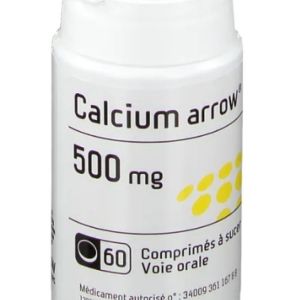 Calcium Arrow 500mg 60 comprimés à sucer