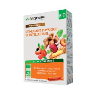 Arkofluides stimulant physique 20 ampoules