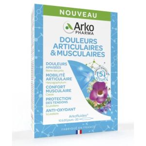 Arkofluides Douleurs Articulaires & Musculaires 20 + 10 ampoules