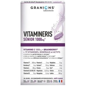 Vitamineris Senior 1000 mg 30 Comprimés