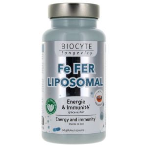 Longevity Fe Fer Liposomal 30 Gélules