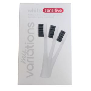 Tête de Brosse Gencives Sensibles blanches x3