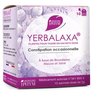Yerbalaxa plantes pour tisane 10 sachets-doses de 2g
