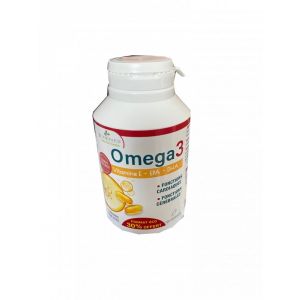 OMEGA3 - Vitamine E - EPA - DHA - Fonctions Cardiaques et Cérébrales - 120 capsules