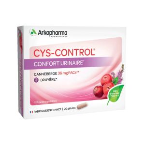 Cys-control - Confort urinaire - 20 gélules