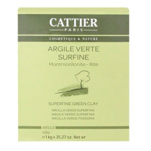 Argile Verte Surfine 1kg en poudre