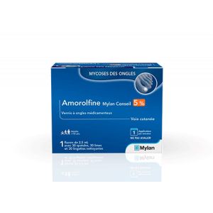 Amorolfine  5% Vernis à ongles médicamenteux 2,5 ml