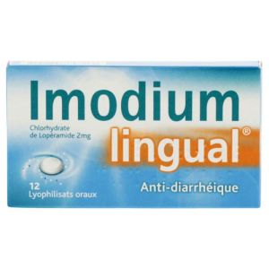 Imodium Lingual 12 lyophilisants oraux goût menthe