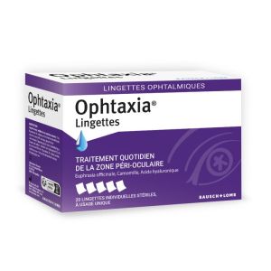 Ophtaxia Lingettes de Lavage Oculaire 20 lingettes