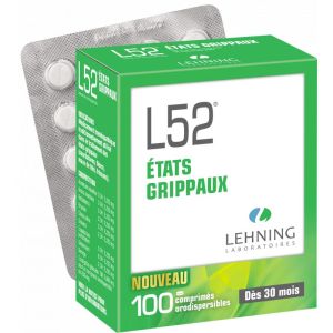 L52 Etats Grippaux - 100 comprimés