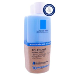 Démaquillant yeux waterproof - 2 x 125 ml