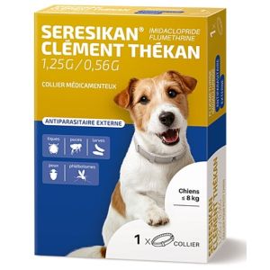 Seresikan collier antiparasitaire petit chien 38 cm