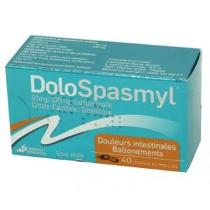 Dolospasmyl 60 mg/300 mg - 40 capsules molles