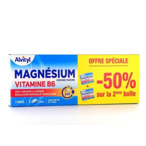 Alvityl 2x45 comprimés magnésium vitamine B6