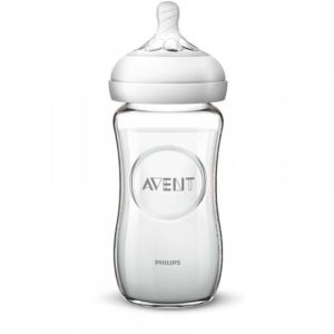 Avent Biberon Natural Verre - 1 mois+ - 240ml