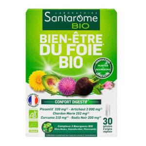 Bien-être du foie bio confort digestif 30 gélules