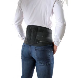 Gibaud - Lombogib Double Action - Ceinture de Soutien Lombaire - Noir- taille 0 - hauteur 21cm