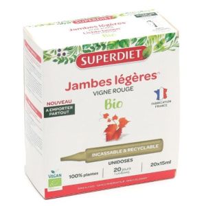 Vigne Rouge Bio Jambes Légère 20 Unidoses
