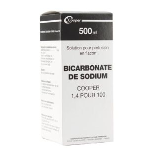 Bicarbonate de sodium 1,4 % solution pour perfusion 500 ml