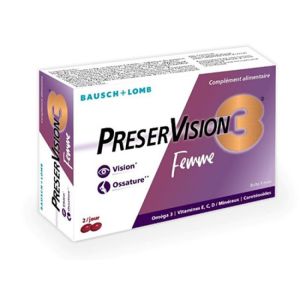 PreserVision 3 - Femme - Vision, Ossature - 60 capsules