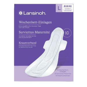 Serviettes Maternité 0-2 Semaines 10 Serviettes