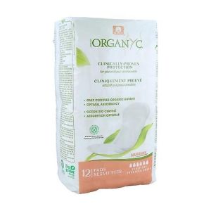 Organyc Serviettes Maternité Premiers Jours x12