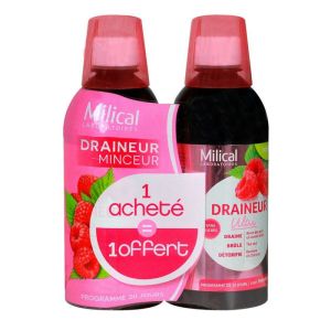 Draineur minceur 2x500ml  - Framboise