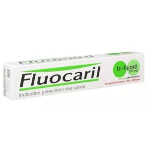 Dentifrice bi-fluoré pâte menthe Fluocaril 75ml