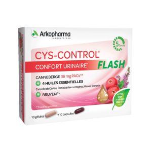 Cys-control flash - 10 gélules + 10 capsules