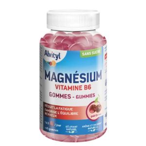 Magnésium Vitamine B6 Goût cerise x45 gommes