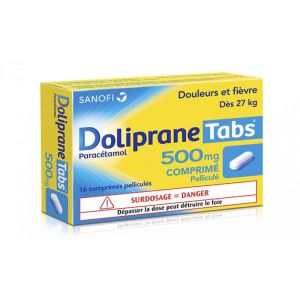 Doliprane Tabs 500mg 16 comprimés