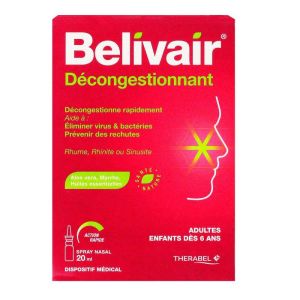 Belivair spray décongestionnant 20 ml