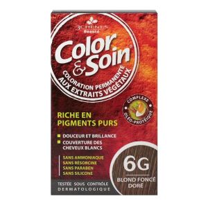 Color & Soin coloration permanente - 6G blond foncé doré