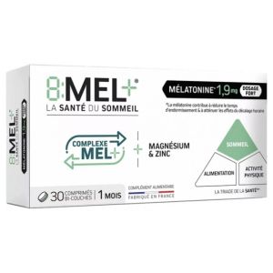 Mélatonine 1,9 mg 30 Comprimés Bi-Couches