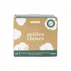 Tampon Coton BIO - Douceur & Absorption - Flux super plus