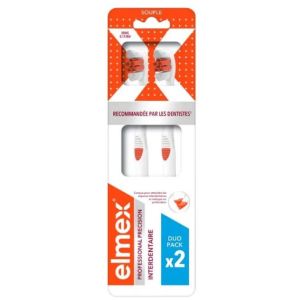 Anti-caries Professional Précision Interdentaire Brosse A Dents Souple x2