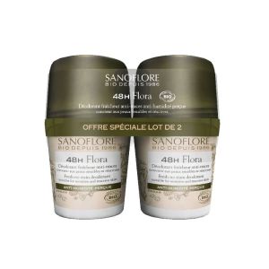 Sanoflore Deo Bille 48h Flora 2x50ml