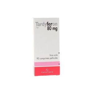 Tardyferon 80 mg 90 comprimés